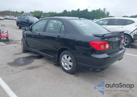 2008 Toyota Corolla S z USA, uszkodzony, nr VIN 2T1BR32EX8C911527